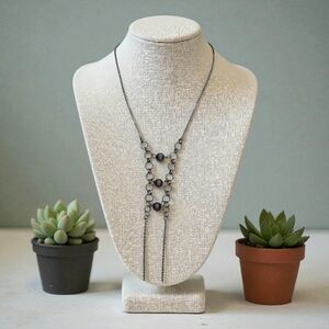 Handmade One-of-a-kind Chain And Bead Necklace